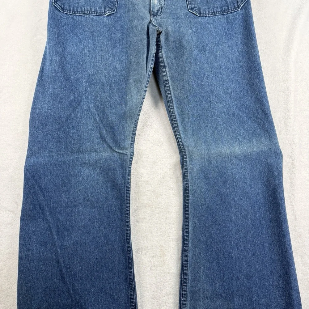 Vtg 60s Dungaree Jeans Men 30x33 Southern Apparel USA Flare Bell Boot CONE Denim